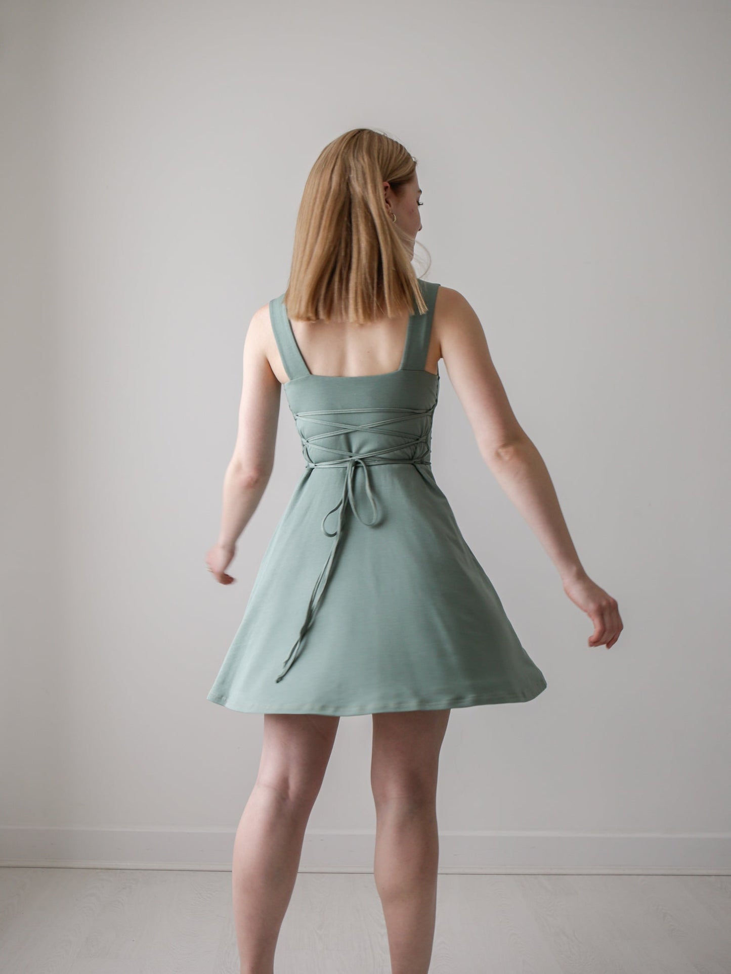 Audrey Mini Dress in Organic Bamboo
