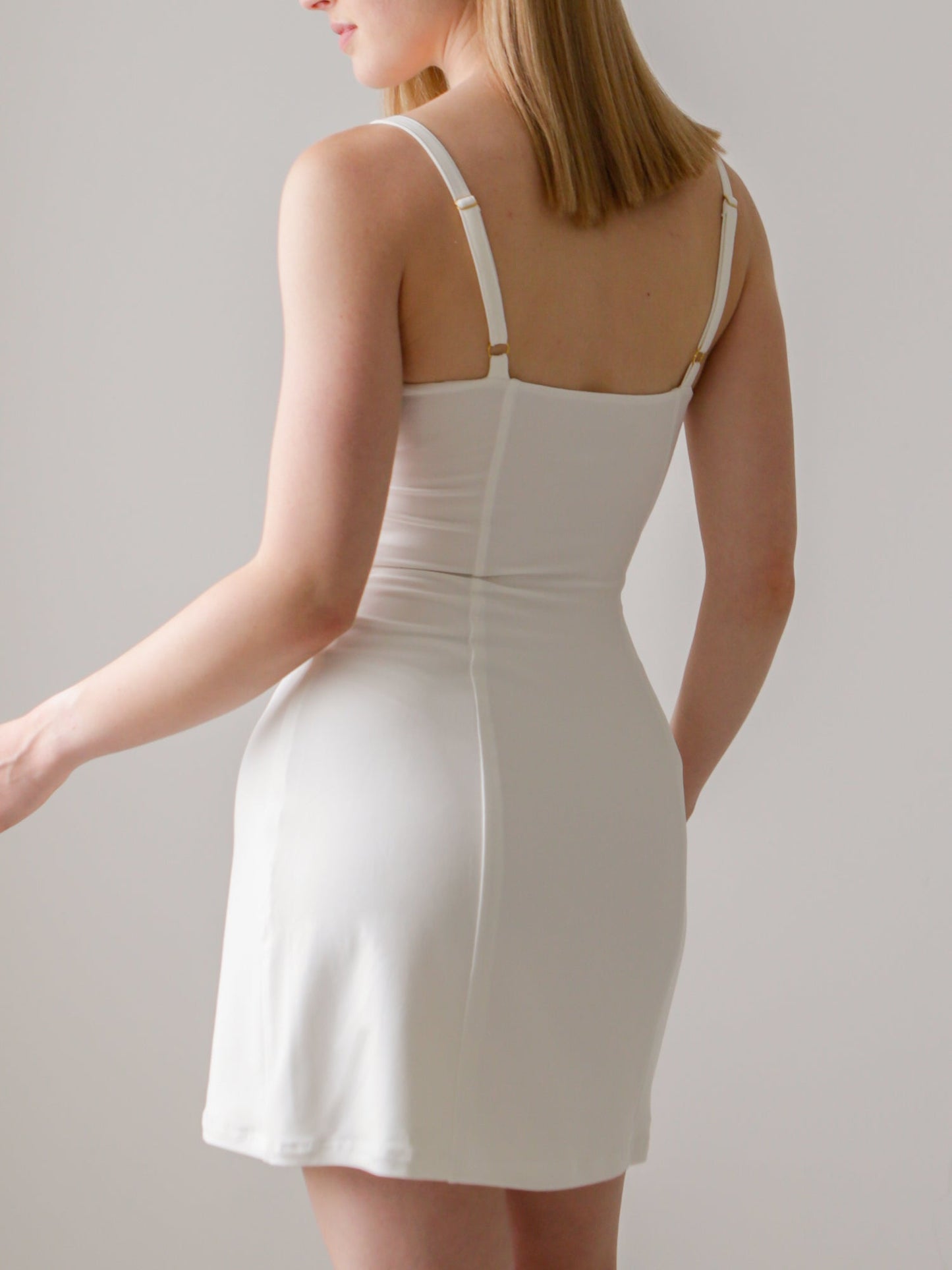 Eden Drape Mini Dress with Built-in-bra