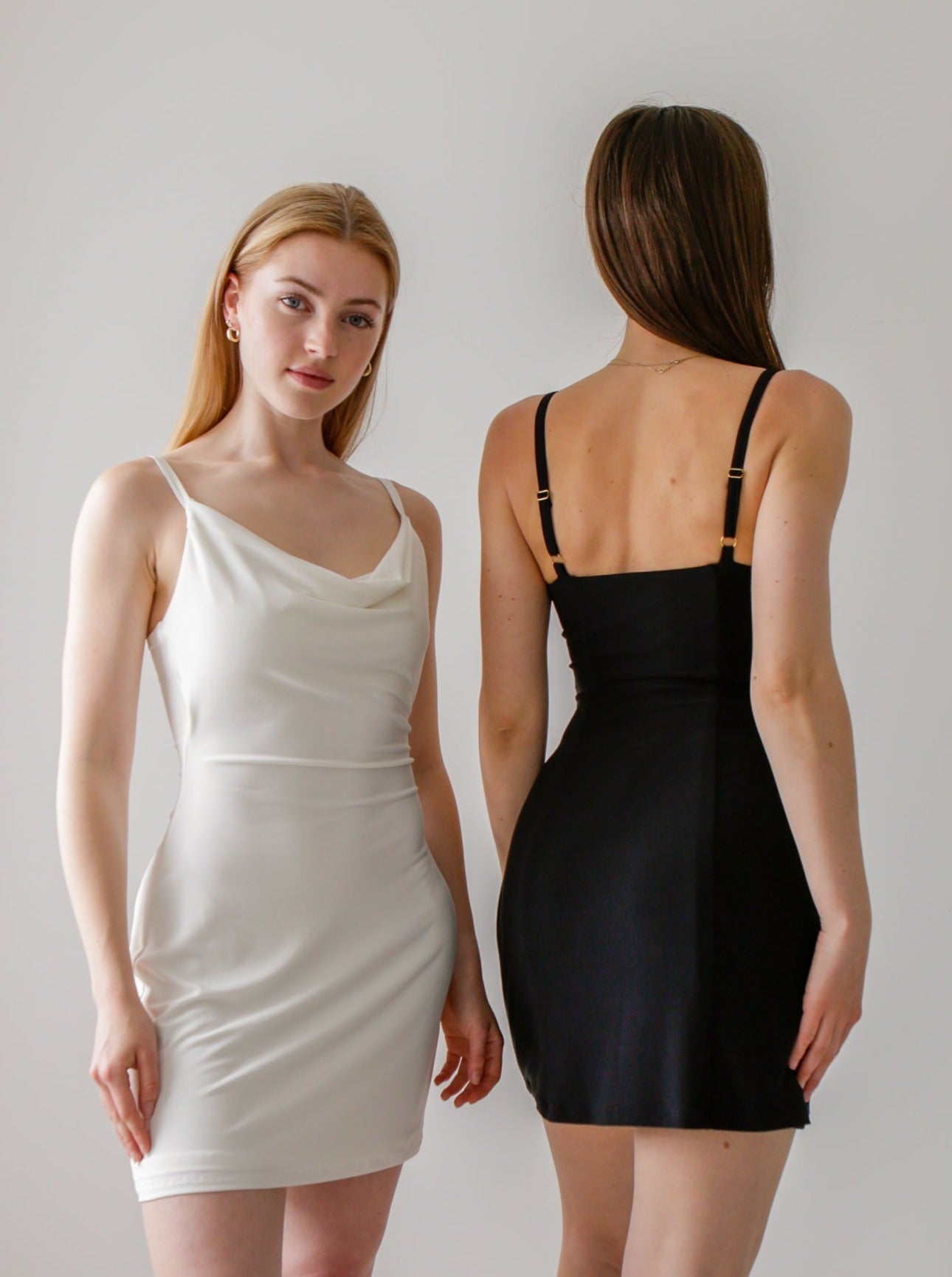Eden Drape Mini Dress with Built-in-bra