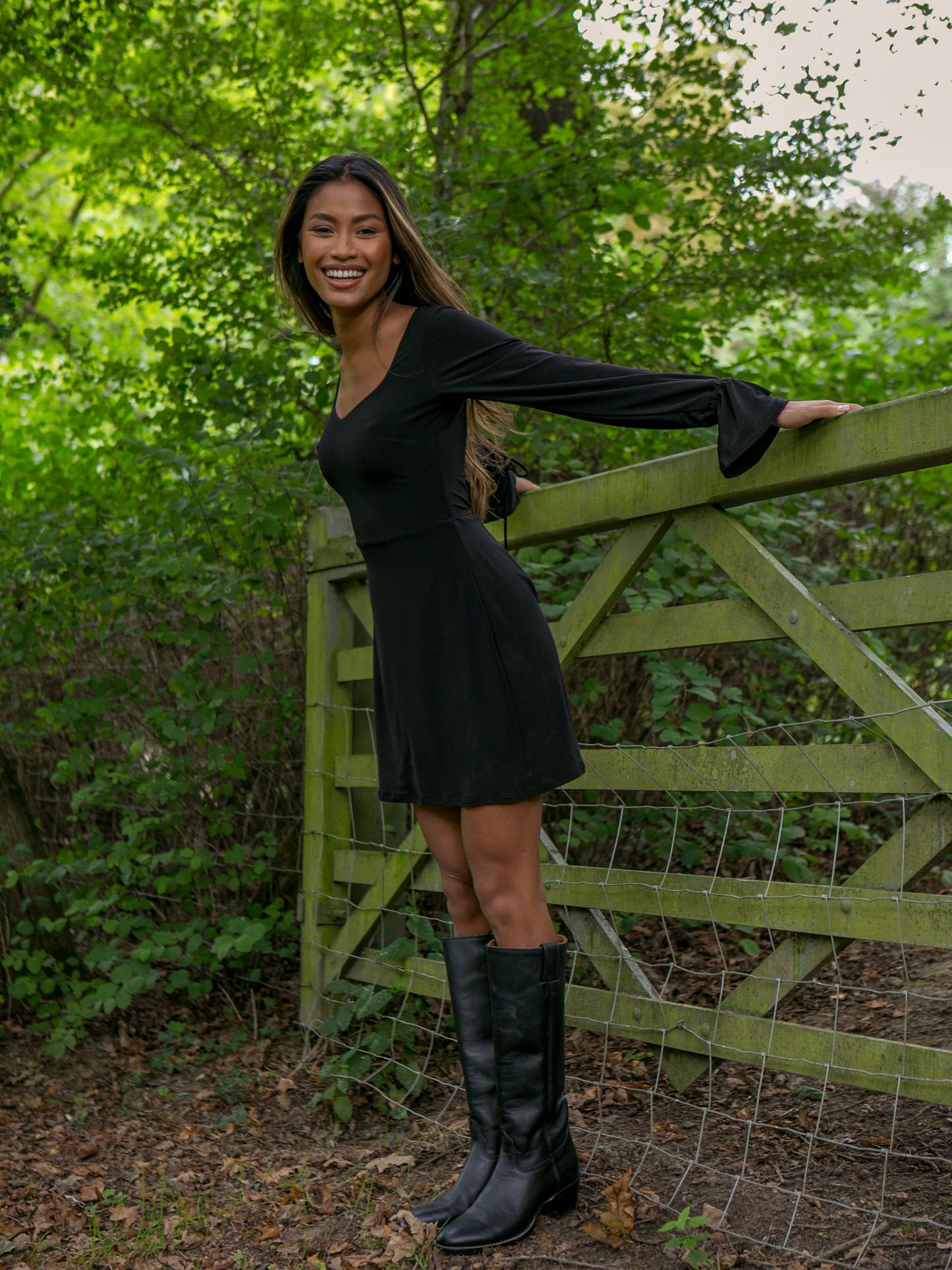 Etta Long Sleeve Mini Dress