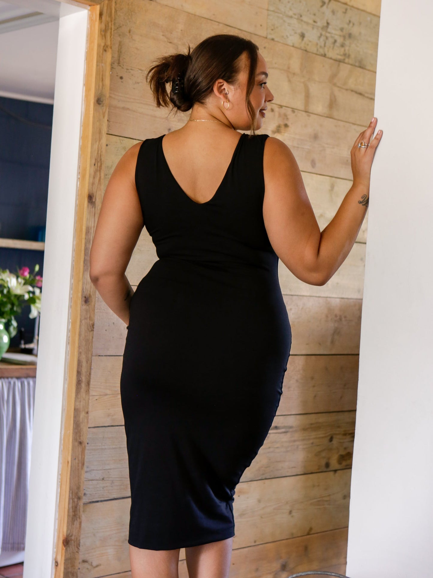 Forever Reversible Bodycon Dress in Organic Bamboo