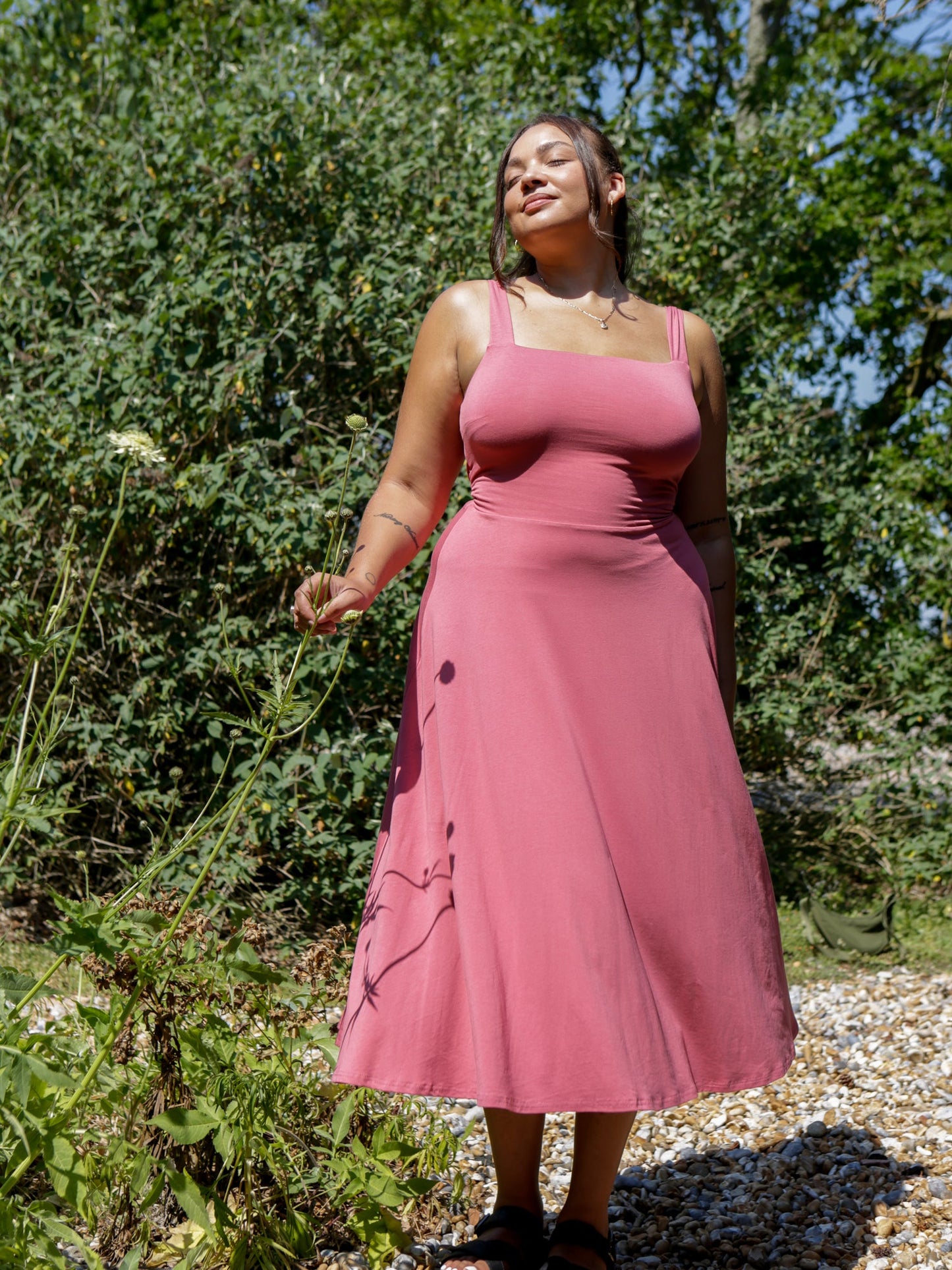 Audrey Midi Dress in Organic Bamboo