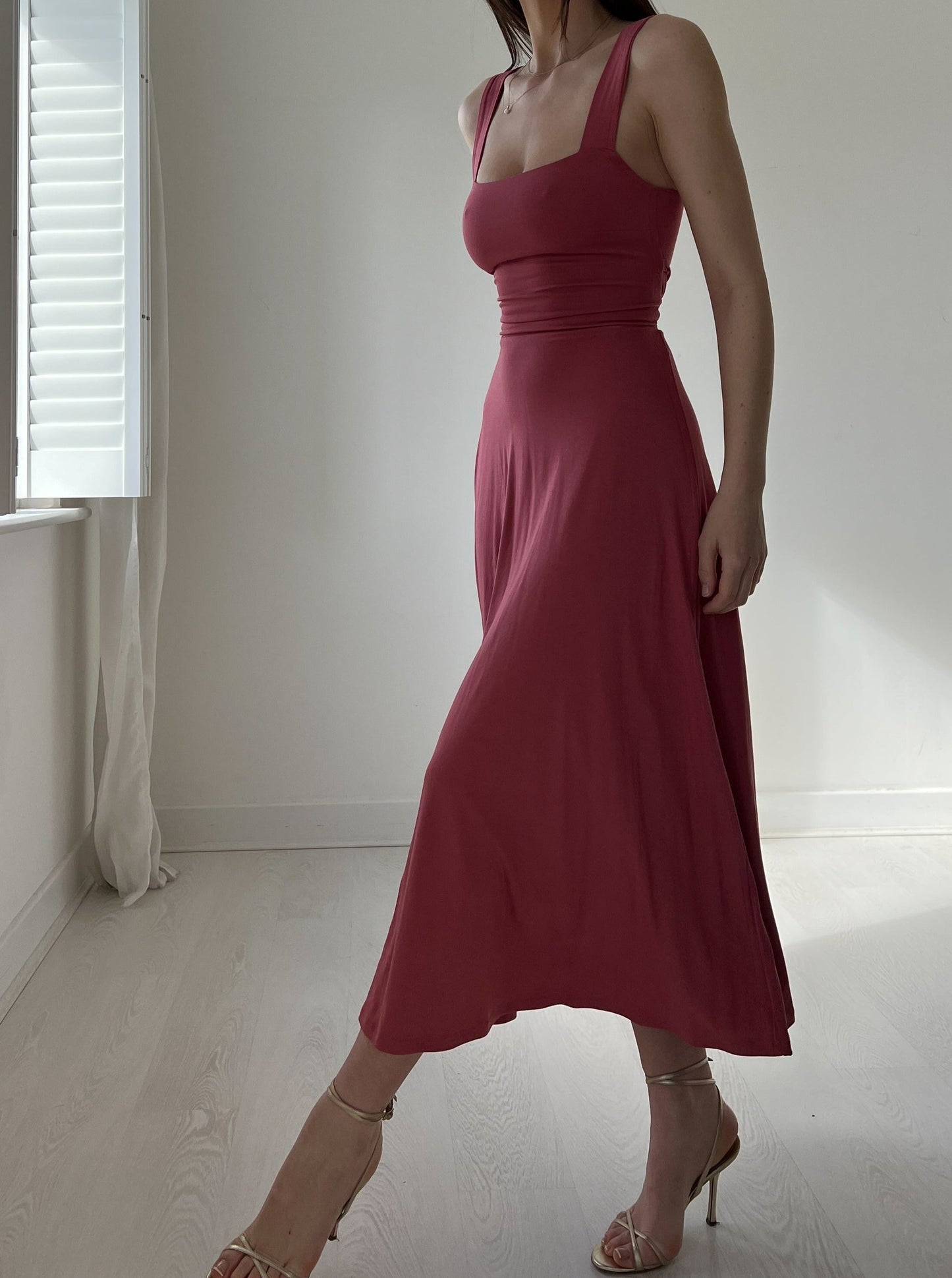 Audrey Midi Dress in Organic Bamboo