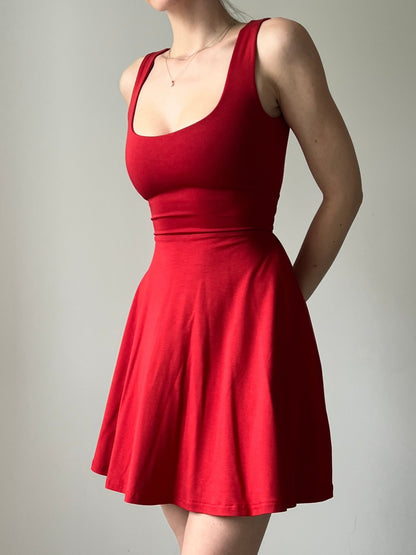 Tia Reversible Mini Dress in Organic Bamboo