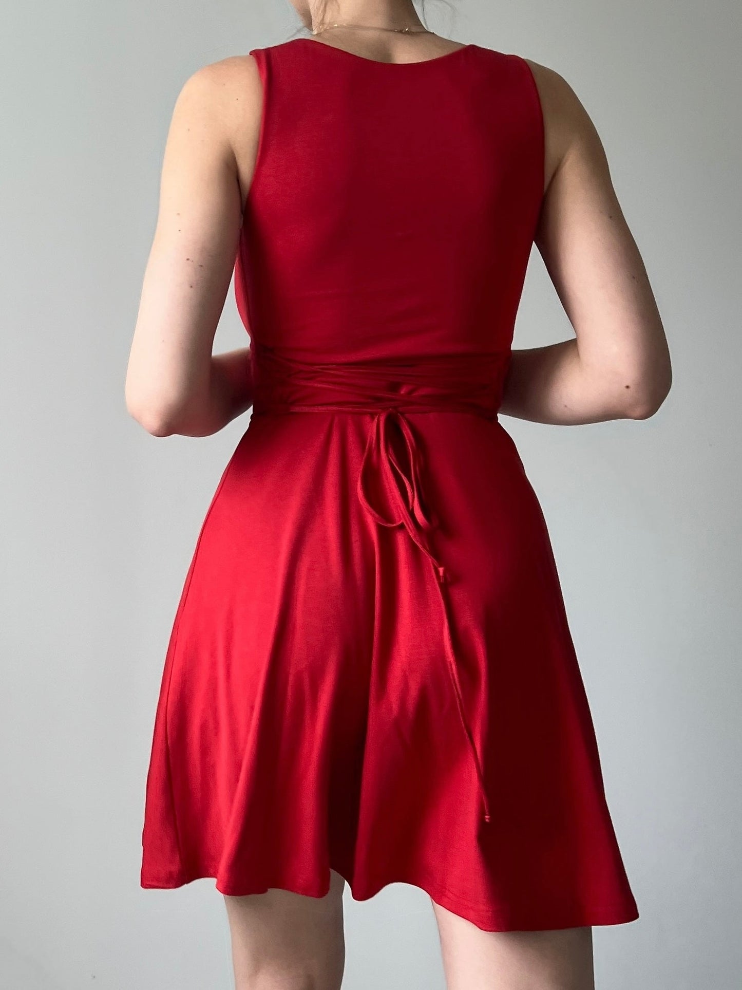 Tia Reversible Mini Dress in Organic Bamboo